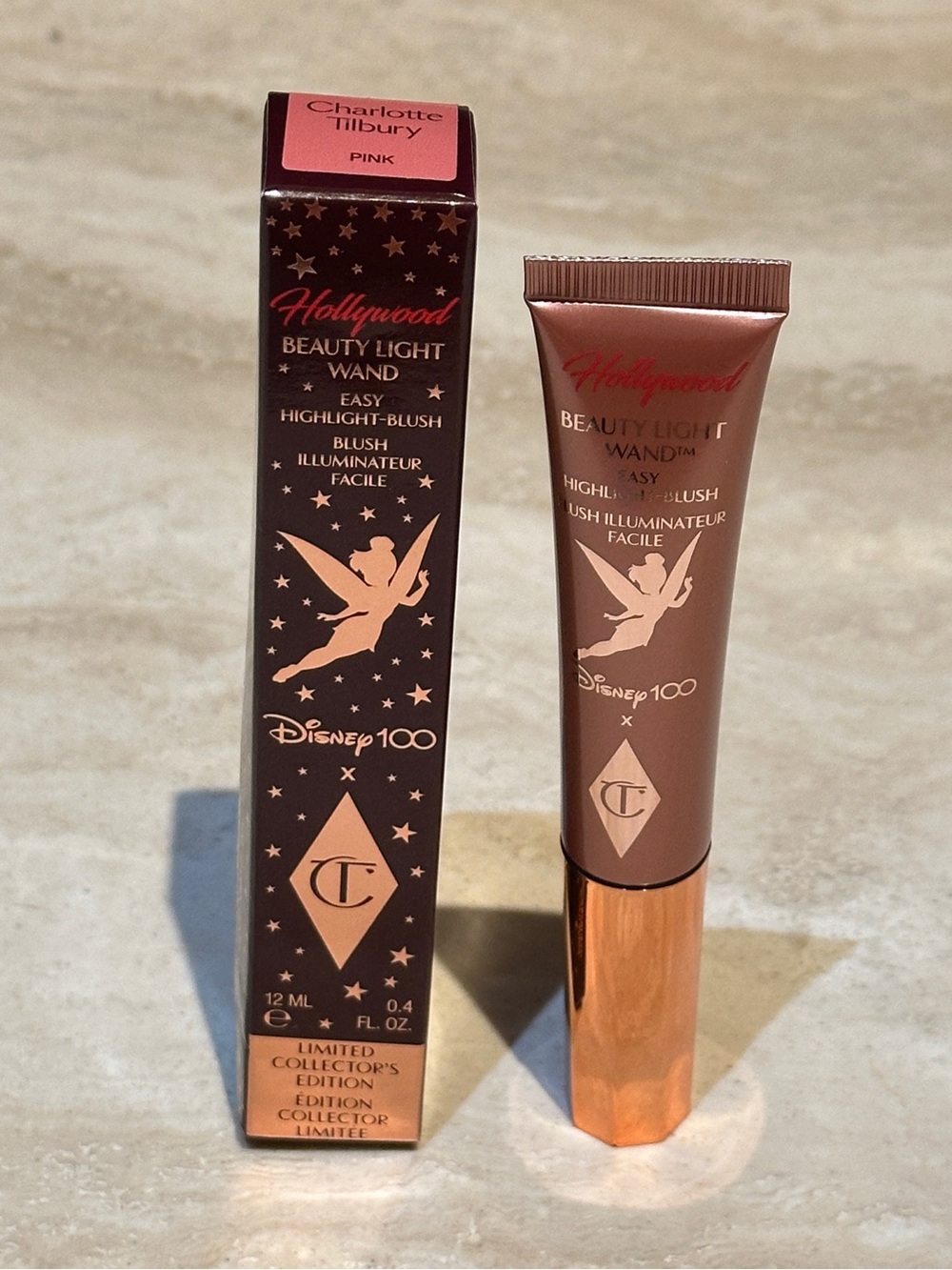 Charlotte Tilbury X Disney100 Beauty Light Wand Highlight Blush - Pink (Limited